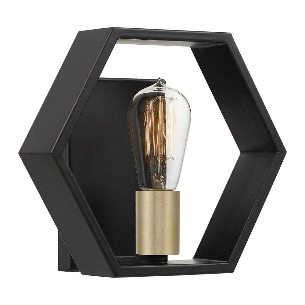Netlighting Quoizel Bismarck Wall Lamp Earth Black