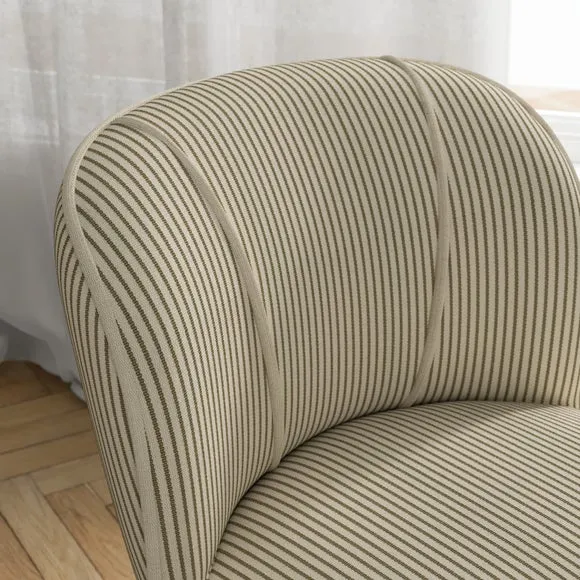 Elsie Tiny Stripe Cocktail Chair 3