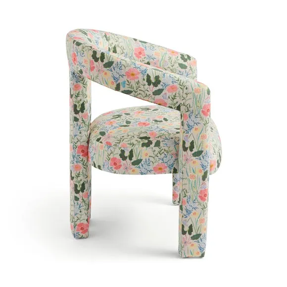 Lucilla Dining Chair, Spring Garden Print 5