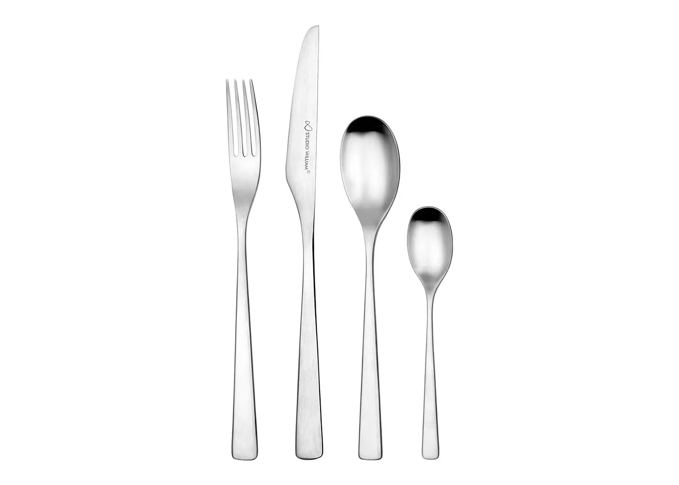 Studio William Tilia Satin Cutlery 24 Piece Set