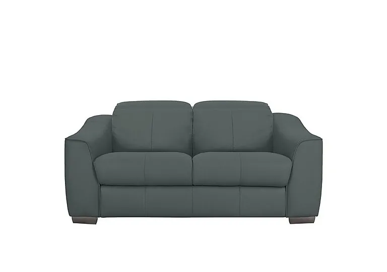 Xavier 2 Seater Leather Sofa - BV Lake Green