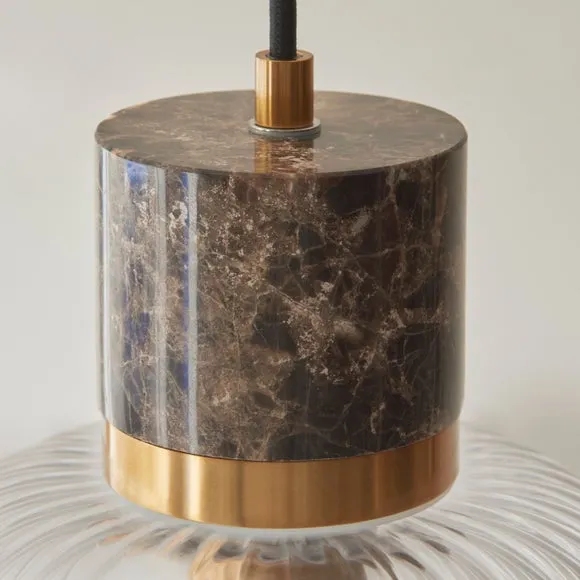 Vogue Tamara Ribbed Adjustable Pendant Light 3