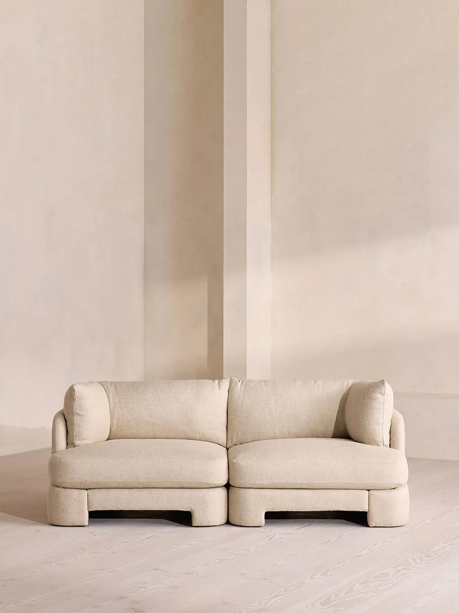 Odell Modular Sofa, Three Seater, Textured Linen