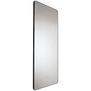 Abode Mayar Matt Black Tablet LED Bathroom Mirror - 900 x 450mm 2