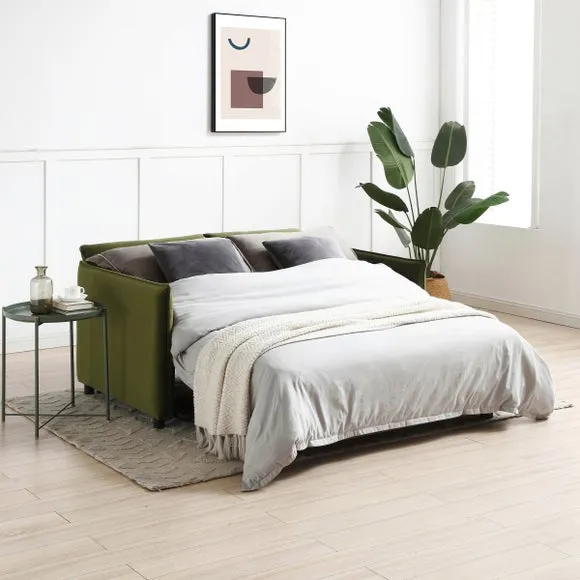 Lucie Velvet Pop Up Double Sofa Bed
