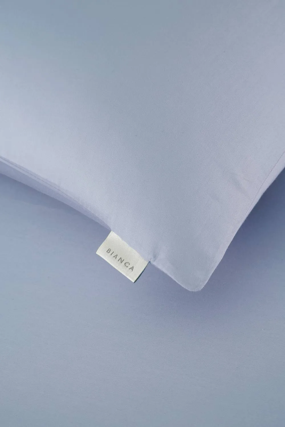 Bianca 400 Thread Count Cotton Sateen Standard Pillowcases in Blue 3