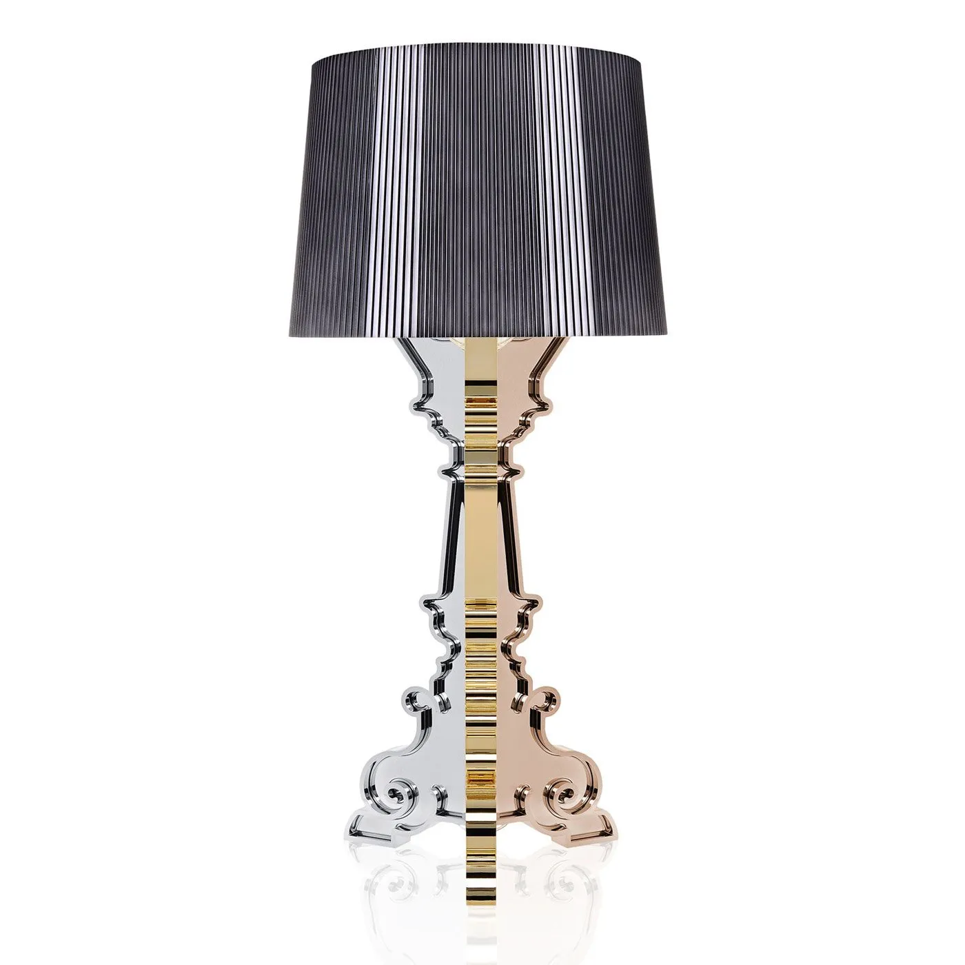 Kartell Bourgie Table Lamp Metallic Multi Titanium 1