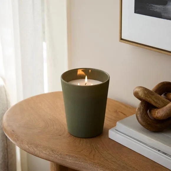 Wild Harvest Woodland Path Textured Glass Multi Wick Candle