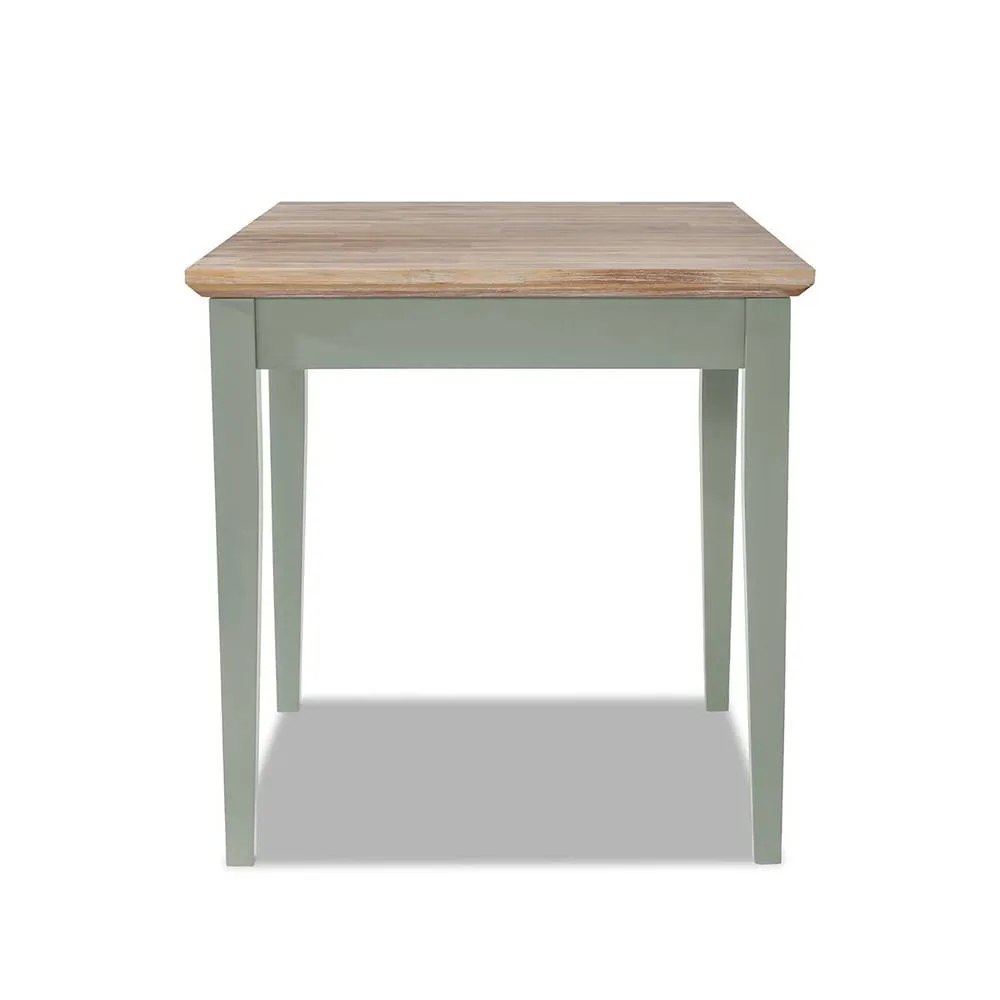 Statement Furniture Florence Square Extendable Kitchen Dining Table in Light Green 5