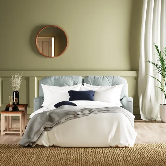 Martha Vintage Velvet 2 Seater Sofa Bed 1