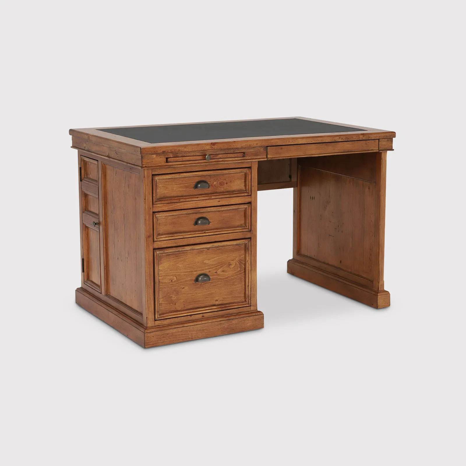 Villiers Single Pedestal Desk, Pine Wood | Barker & Stonehouse 2