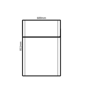Wickes Winsford Reed Green Slimline Depth Toilet Unit - 600mm 2