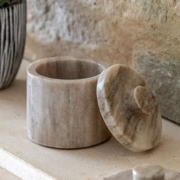 Cedar & Sage Tarragon Marble Storage Jar