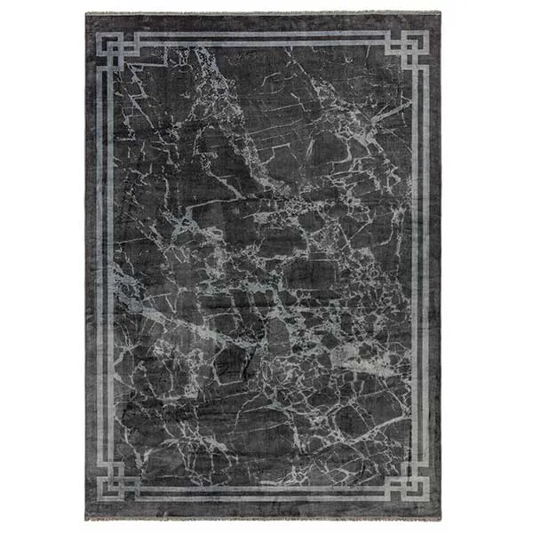 Zadana Rug  Grey with border