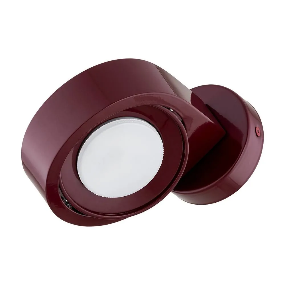 Netlighting Lotus Adjustable Up & Down Wall Lamp Burgundy GX53 5