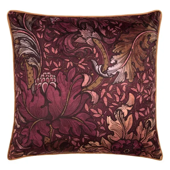 Laurence Llewelyn-Bowen Morris Major Chintz Velvet Square Cushion 2