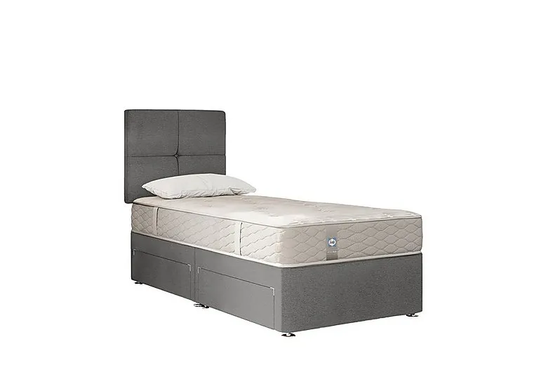 Eaglesfield Divan Set - Single - Wool Silver Fox
