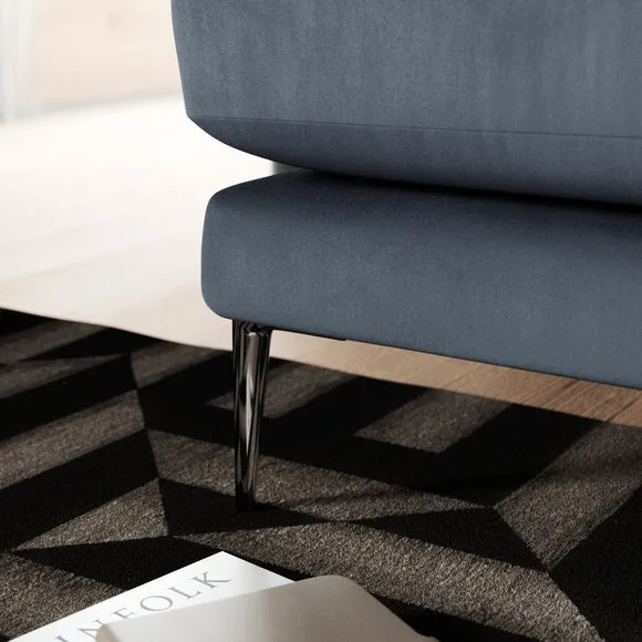 Lawson Matte Plush Velvet Snuggle Chair 4