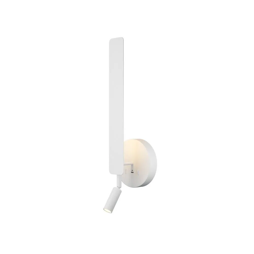 Netlighting Combo Modern Bedside Reading Wall Light White 700lm