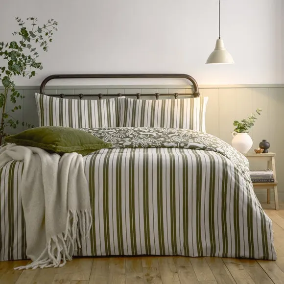 Furn. Skandi Woodland 100% Brushed Cotton Duvet Cover and Pillowcase Set 3