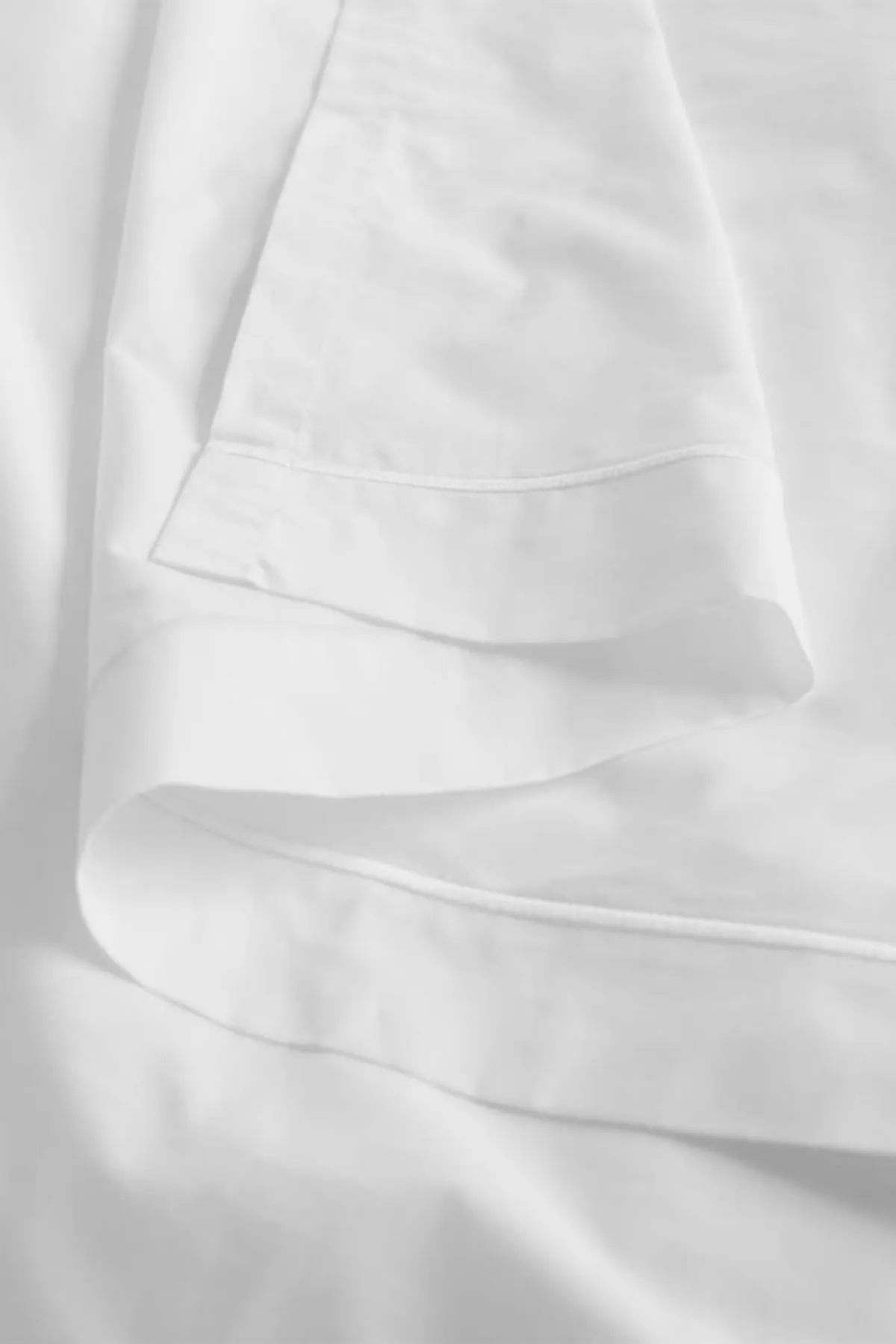 Soak&Sleep White 200TC Egyptian Cotton Flat Sheet 3