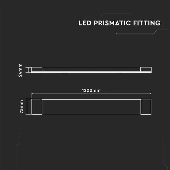 Set of 2 V-TAC 40W LED Grill Fittings 6