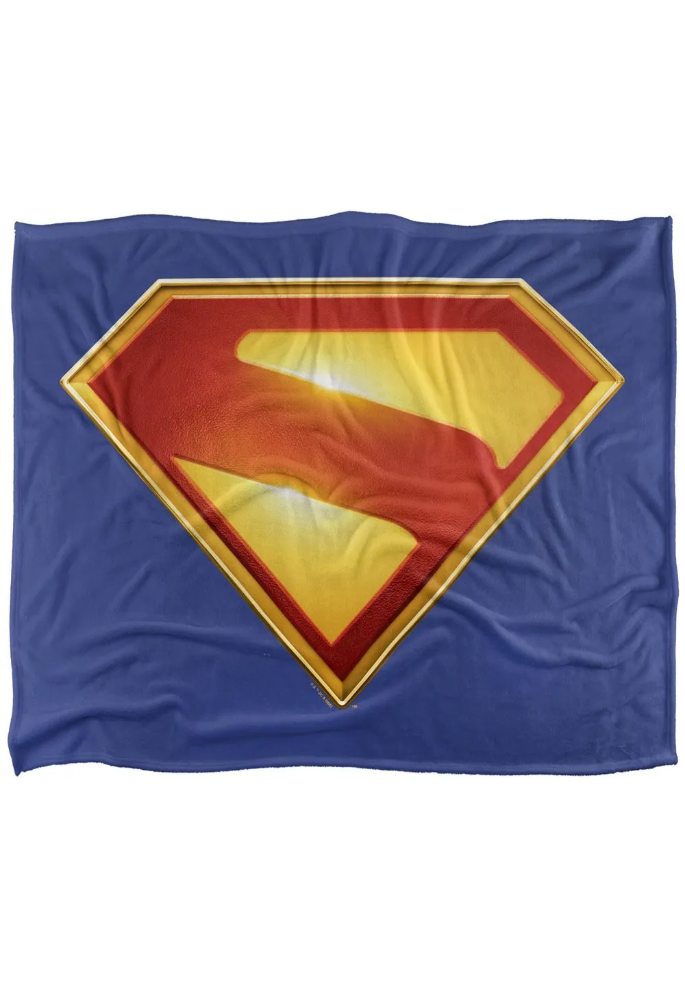 Superman 2025 New Logo Color Silky Touch Super Soft Throw Blanket 152 X 127 cm in White