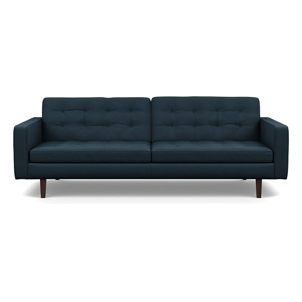 Heal's Hepburn 4 Seater Siena Cotton Deep Sea Black