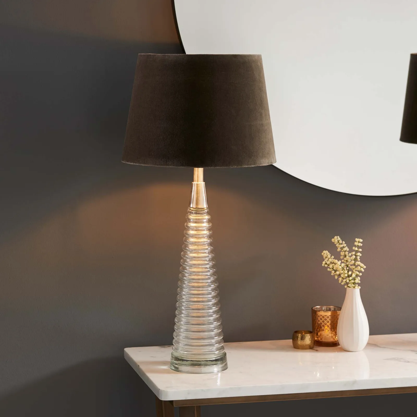 Vogue Huron Table Lamp Mocha