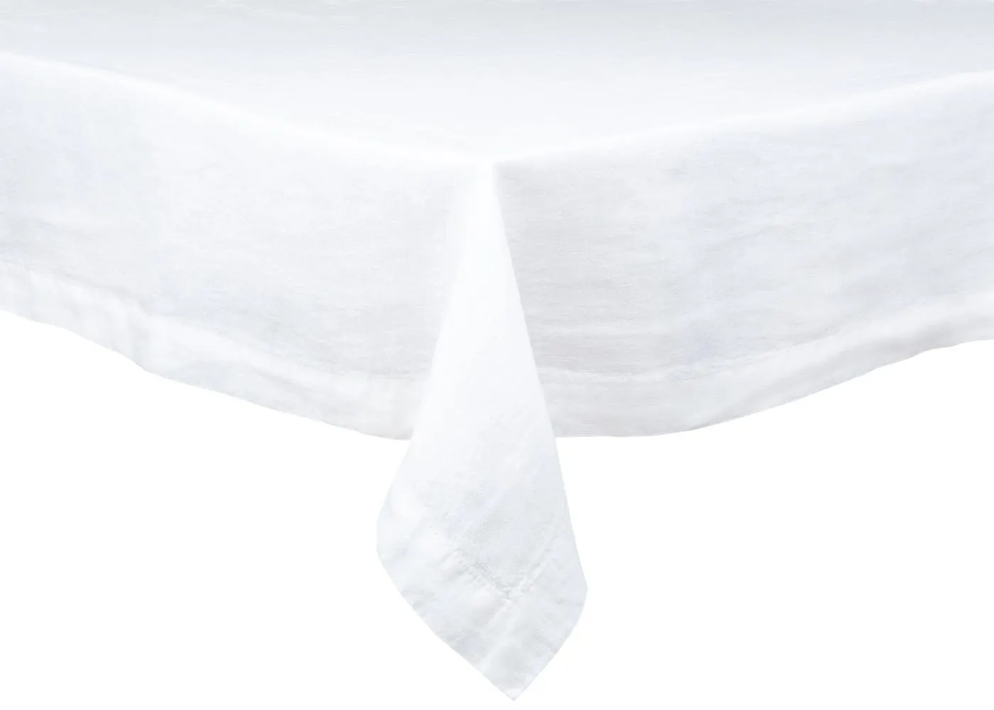 Heal's Linen Tablecloth Cream White