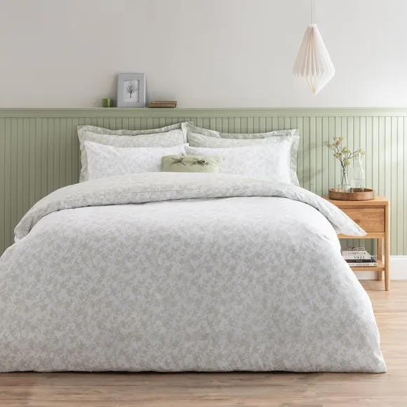 Bexley Floral Sage Duvet Cover and Pillowcase Set 2