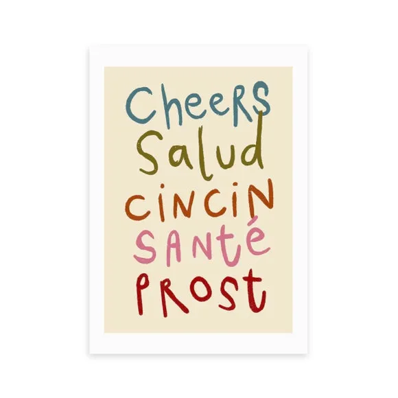 East End Prints Cheers Print by SimplyExtraJordanary 2