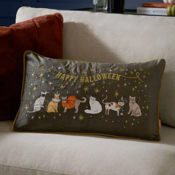 Furn. Halloween Pawty Cushion Cover