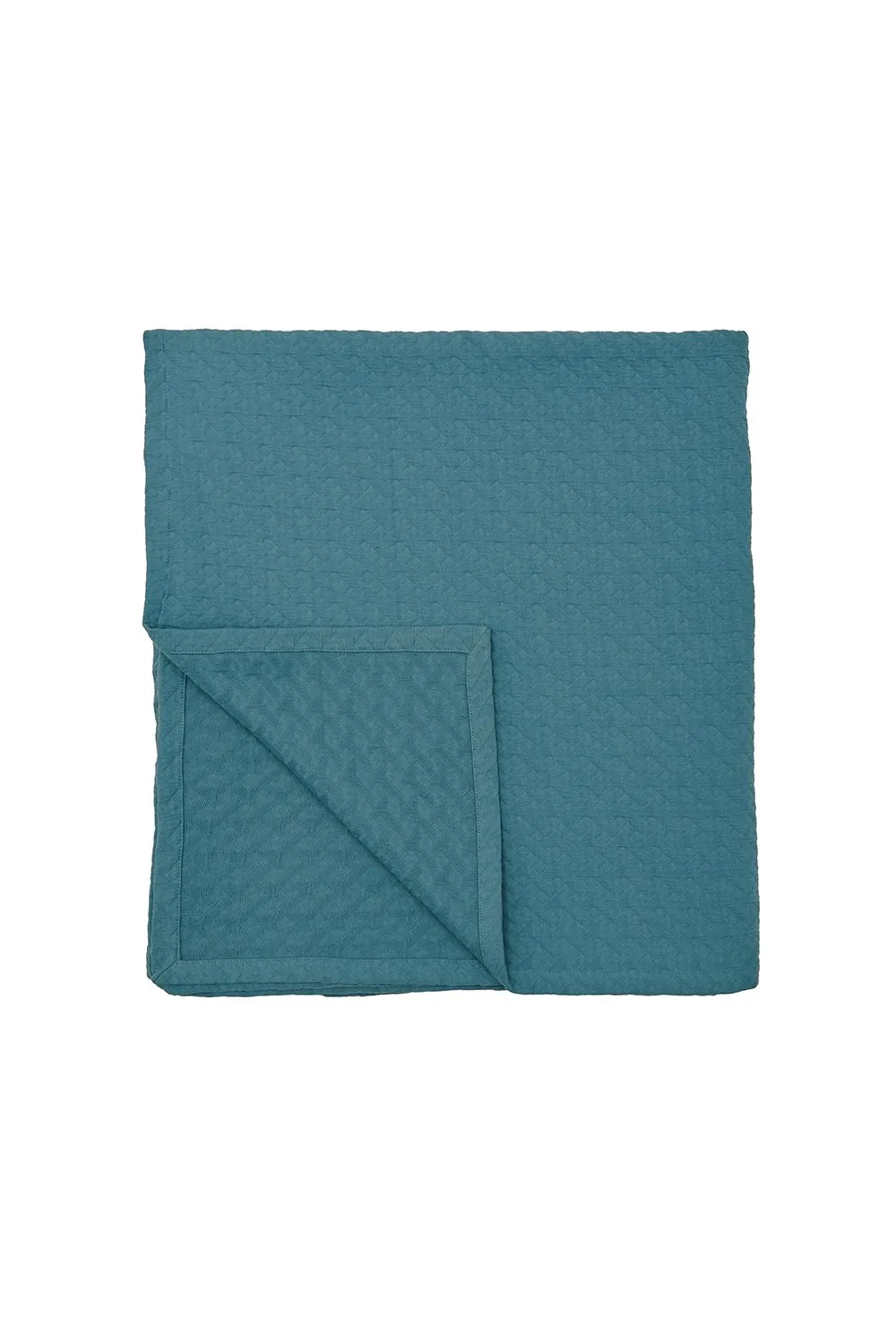 Ted Baker 'Matellase' Cotton Throw in Blue