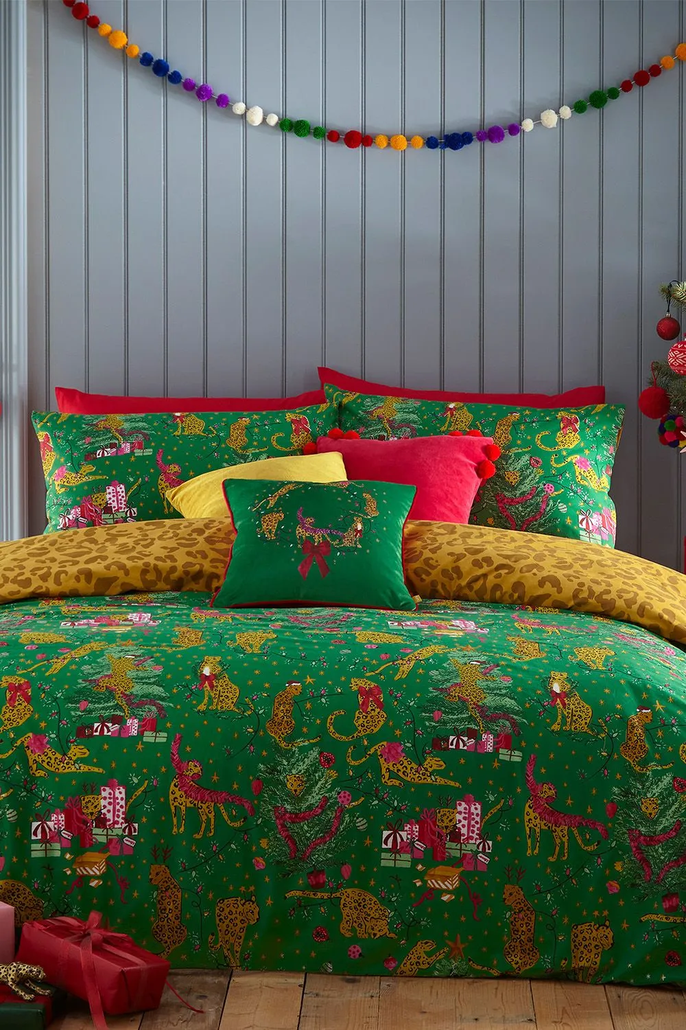 Furn Purrfect Christmas Reversible Duvet Cover Set