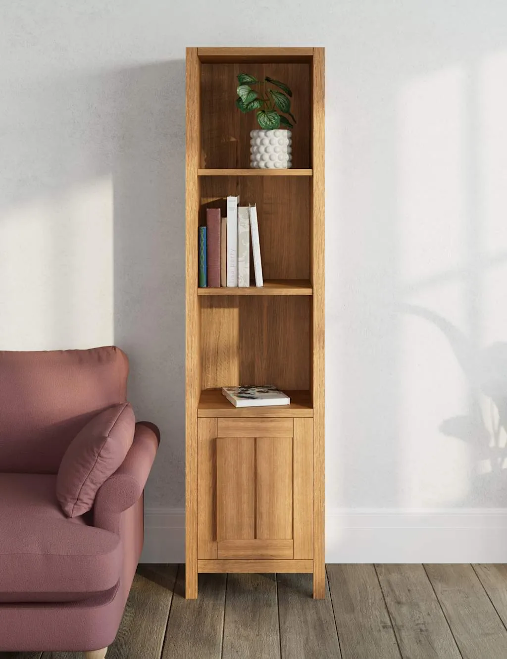 Gallery Direct Sonoma™ Narrow Bookcase Oak