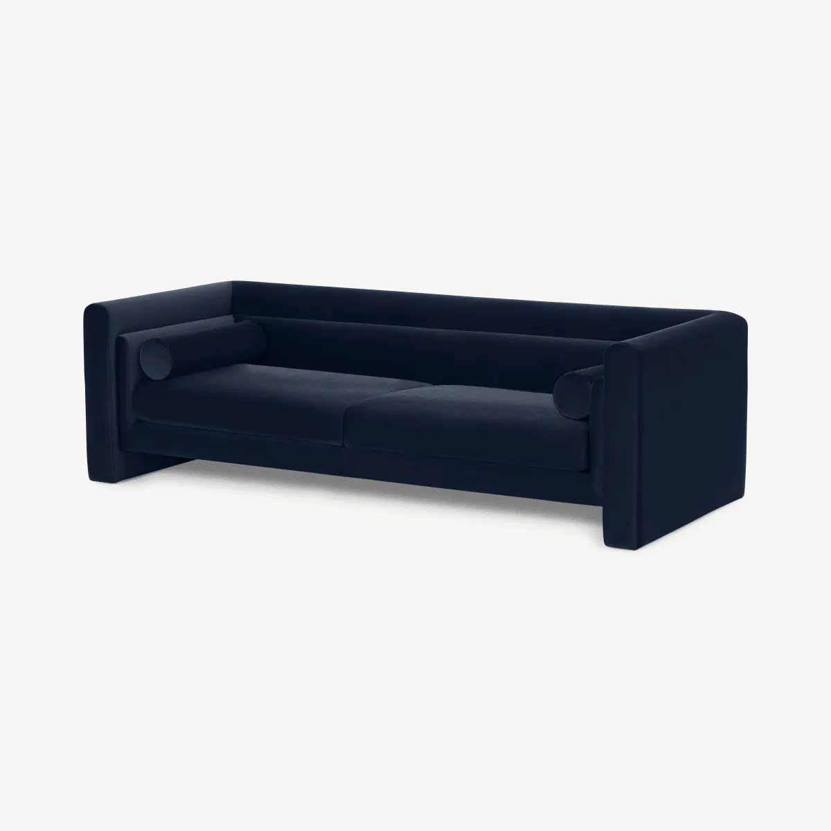 Mathilde 3 Seater Sofa, Dark Navy Velvet