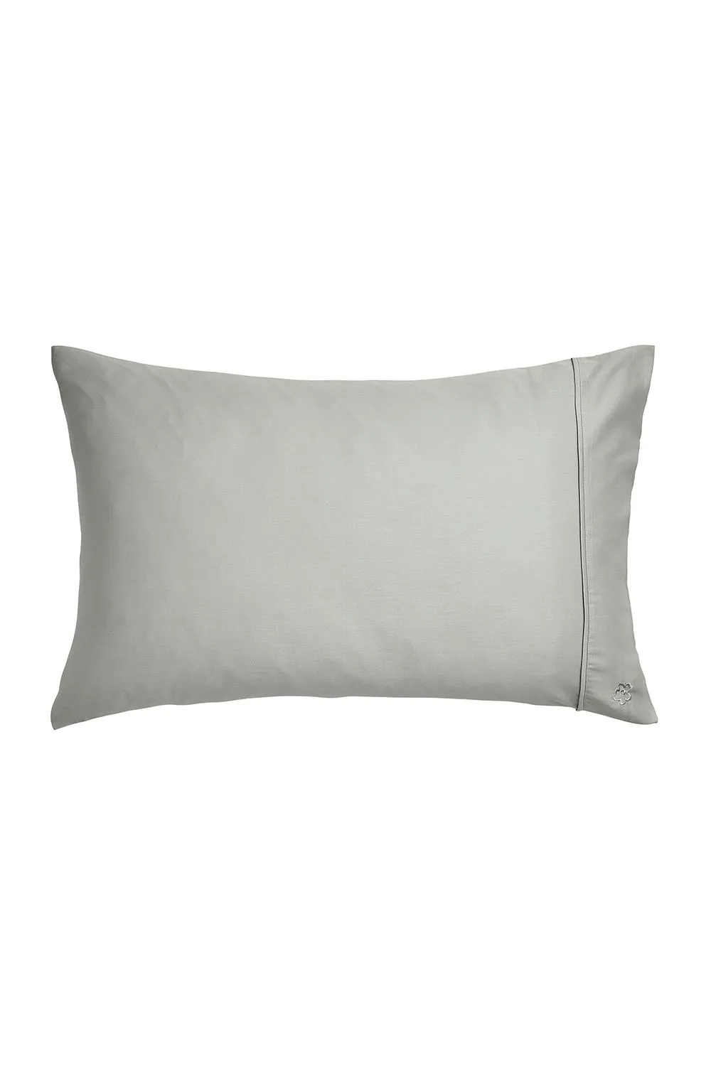 Ted Baker 'TB Plain Dye' Standard Pillowcase in Silver