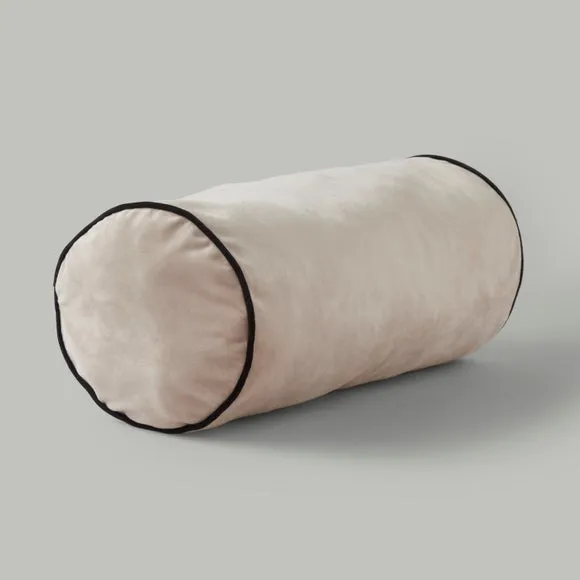 Luxe Velour Contrast Bolster Cushion 3