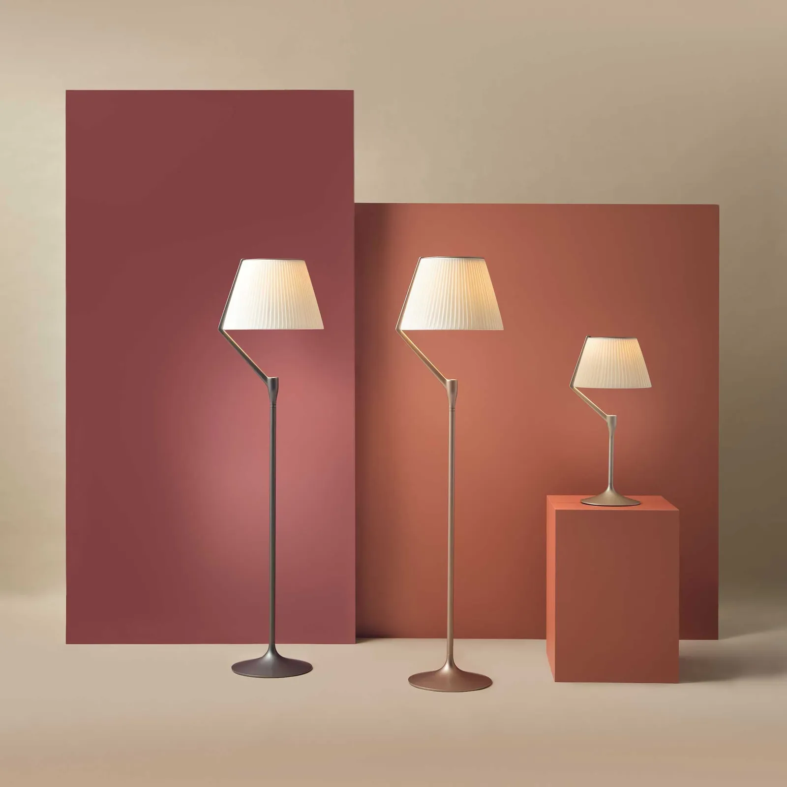 Kartell Angelo Stone Table Lamp 33X70 Titanium, Black | Barker & Stonehouse 2