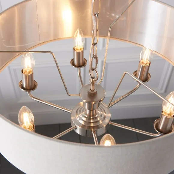 Vogue Sandringham Mid Century 6 Light Adjustable Pendant Light 4
