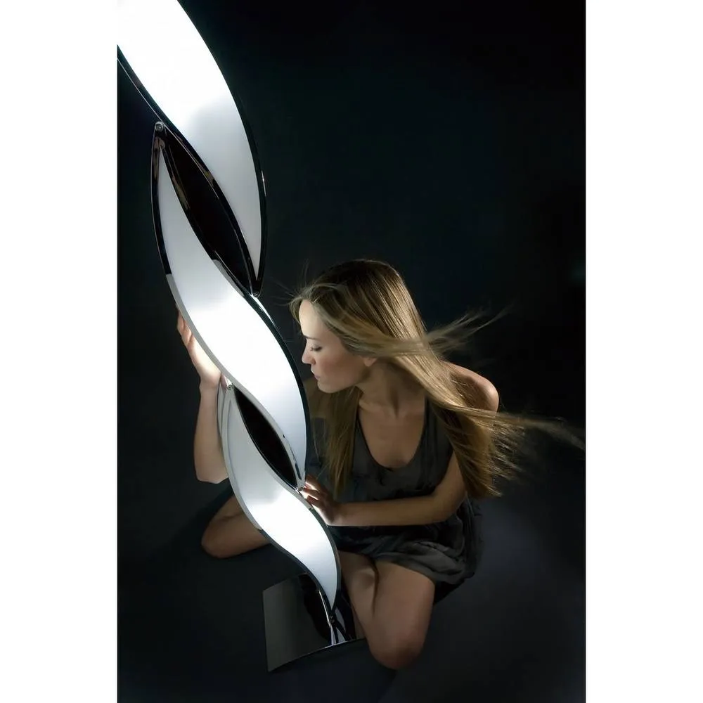 Netlighting Sintesys Wall Lamp E27 2 Light E27 Large Polished Chrome in Grey 5