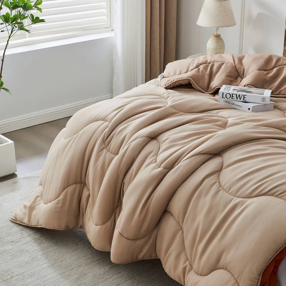 GAVENO CAVAILIA Coverless Microfiber Duvet in Natural 4