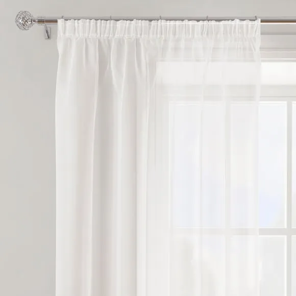 Sheer Elegance Tape Top Single Voile Panel 1