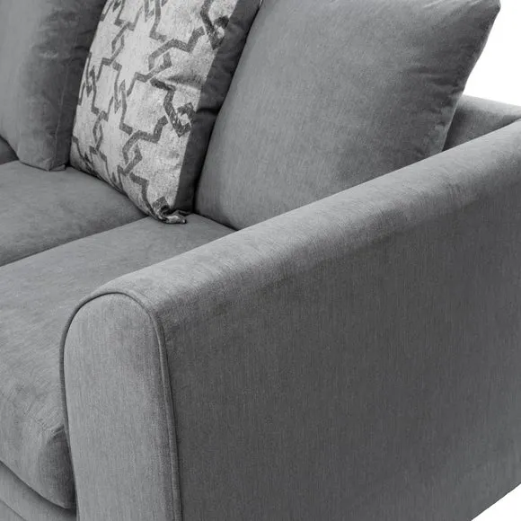 Washington Brushed Chenille Corner Sofa 5