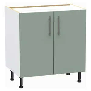 Wickes Orlando Reed Green Base Unit - 800mm
