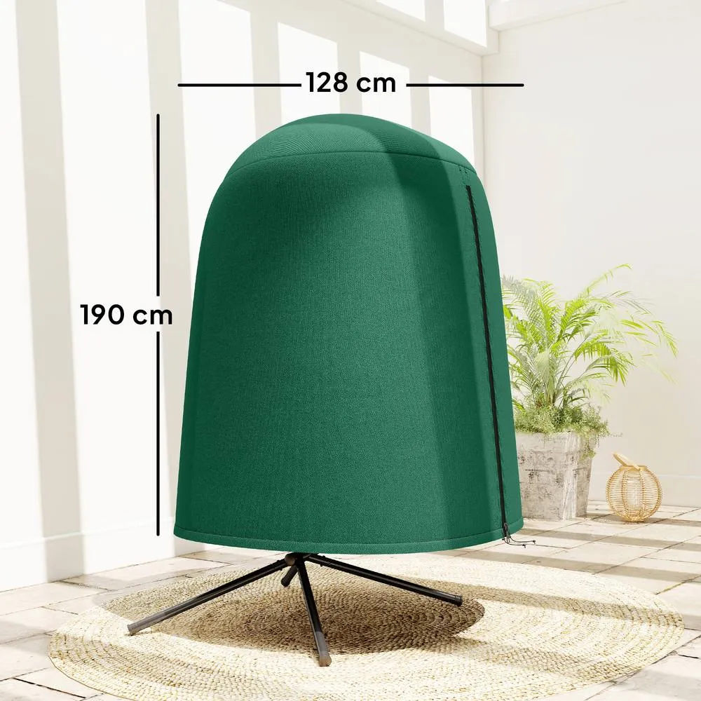 OUTSUNNY Hanging Egg Chair Cover Garden Swing Chair Cover Waterproof, Green 3