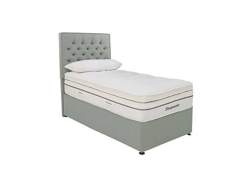 Harmony 3500 Soft Divan Set - Single - Tweed Mint