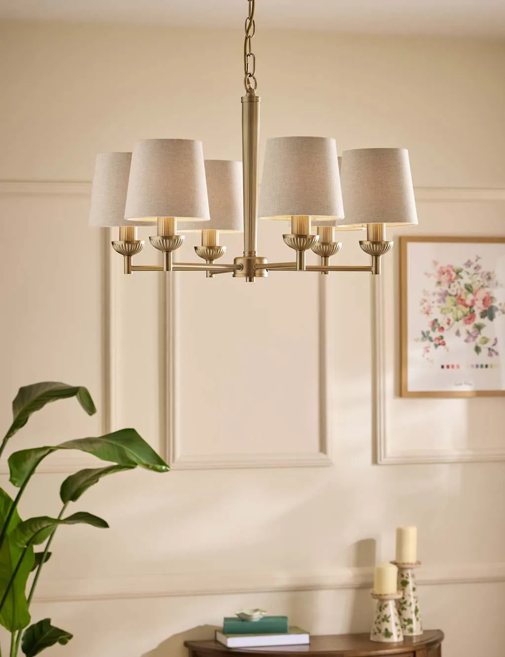Laura Ashley Sullivan Mutli Pendant Light Champagne