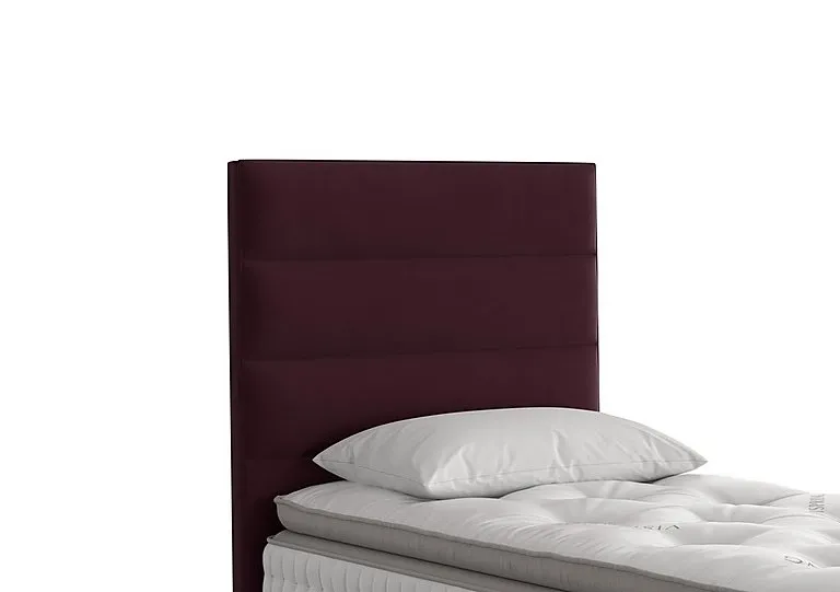Farleigh Floor Standing Headboard - Single - Aubergine